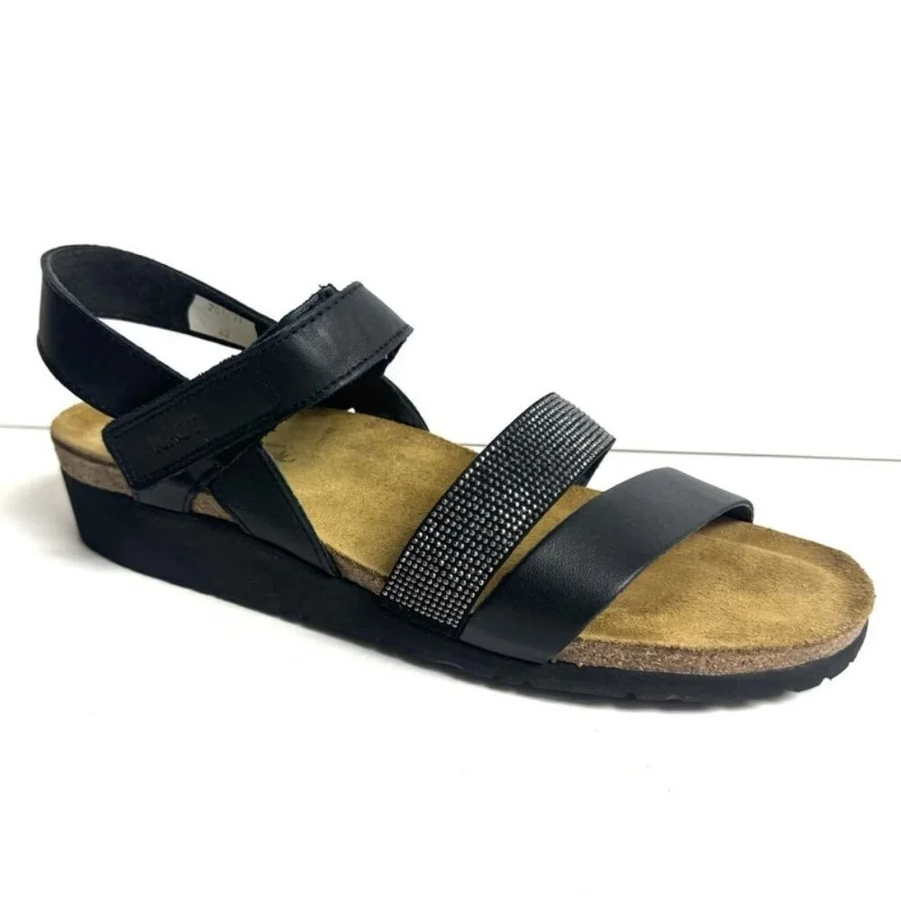 Naot Women's Krista Sandal Black Size EU42 M US11